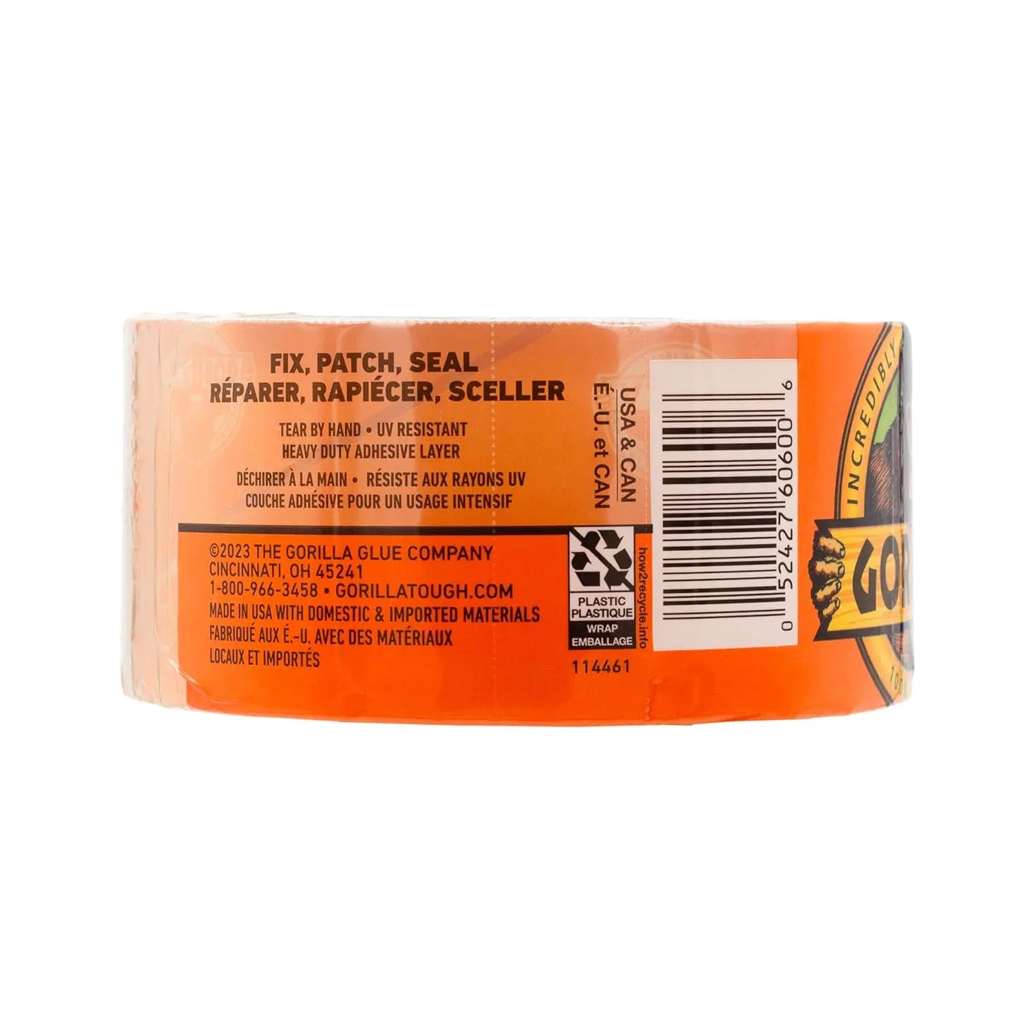 1.88" X 18yd Gorilla Crystal Clear Tape Gorilla