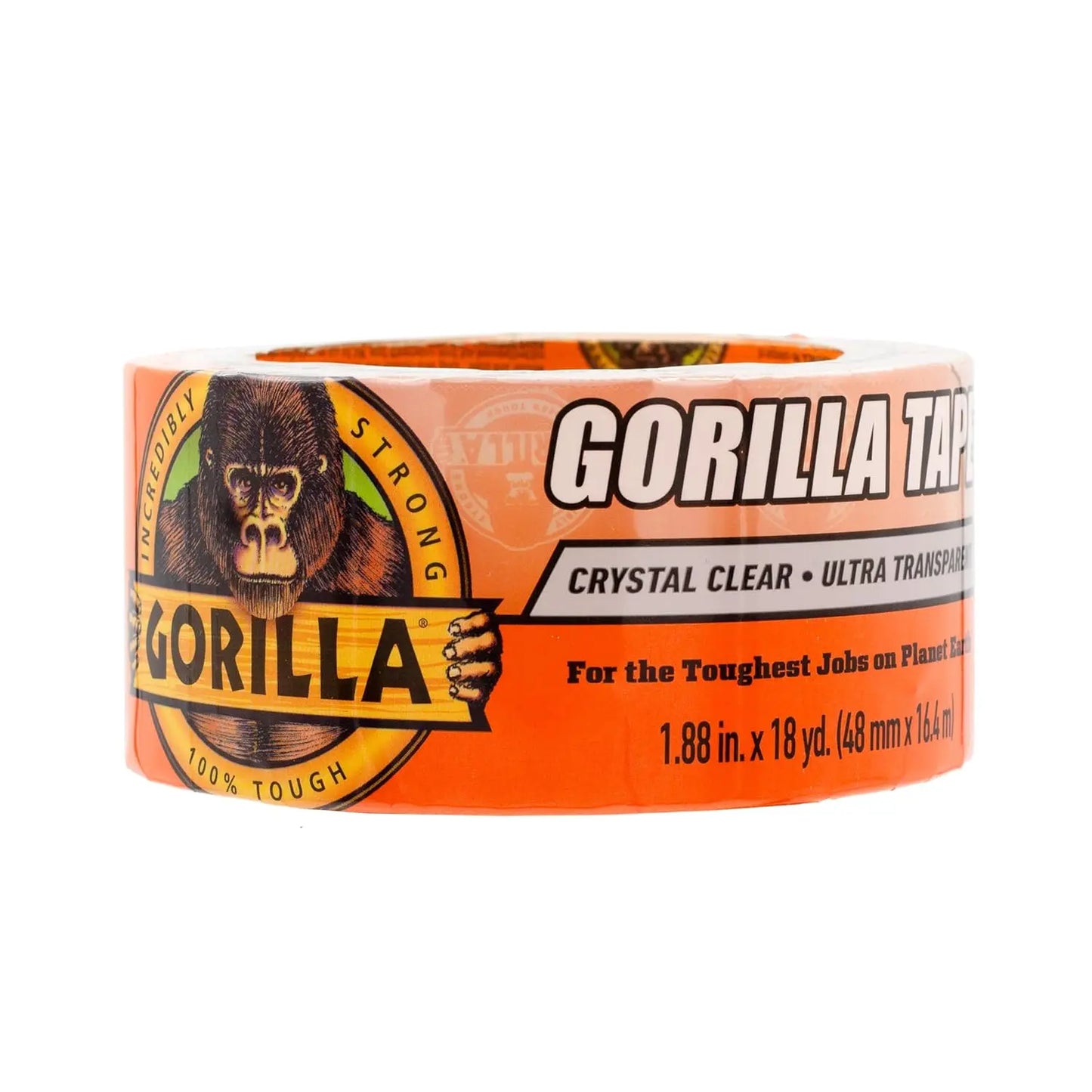 1.88" X 18yd Gorilla Crystal Clear Tape Gorilla