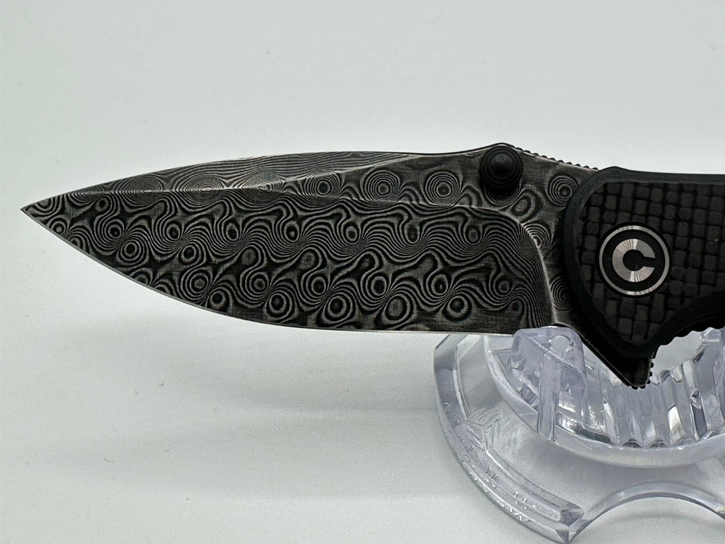 Civivi Pintail Knife - Carbon Fiber/Black w/Damascus Blade C2020DS-1 Civivi