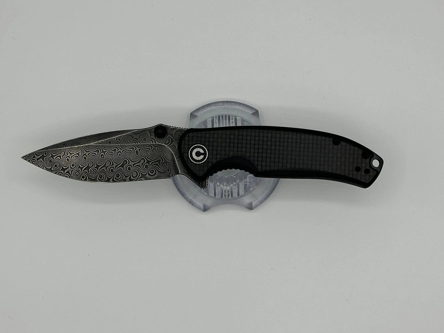 Civivi Pintail Knife - Carbon Fiber/Black w/Damascus Blade C2020DS-1 Civivi