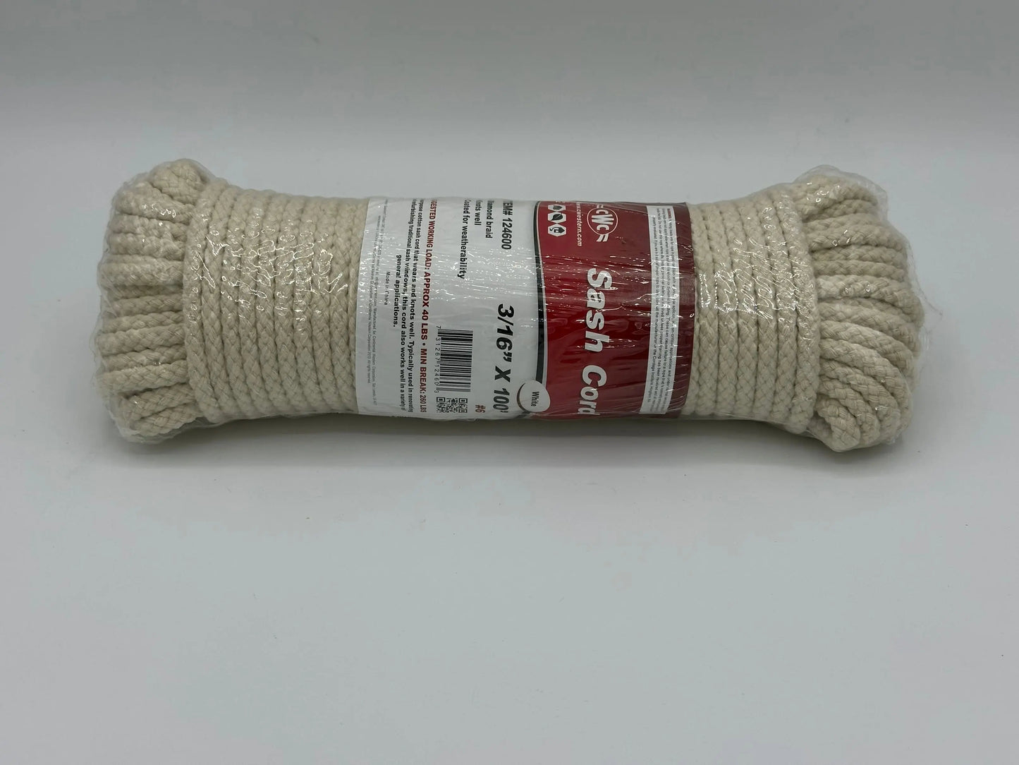 #6 3/16" Sash Cord - 100' Hank MBS Expendables