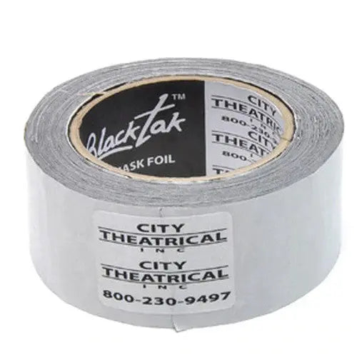 2" Matte Black Foil Tape - BlackTak City Theatrical