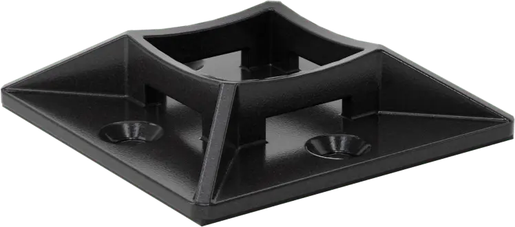Cable Tie Adhesive Mount 1" x 1" - 100 Pack MBS Expendables