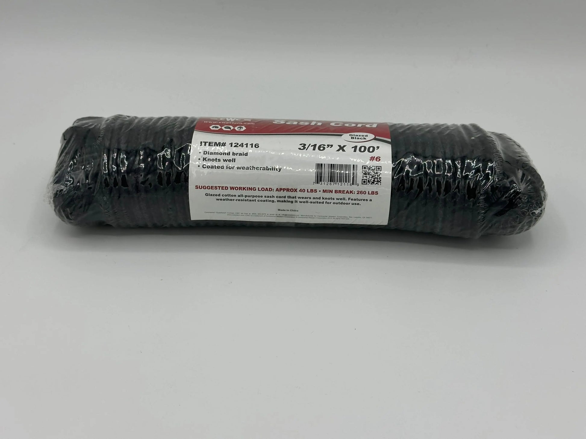 #6 3/16" Sash Cord - 100' Hank MBS Expendables