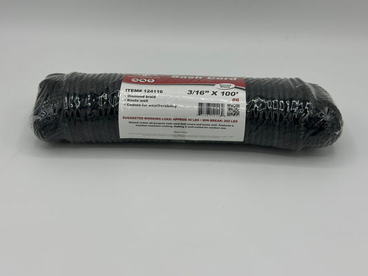 #6 3/16" Sash Cord - 100' Hank
