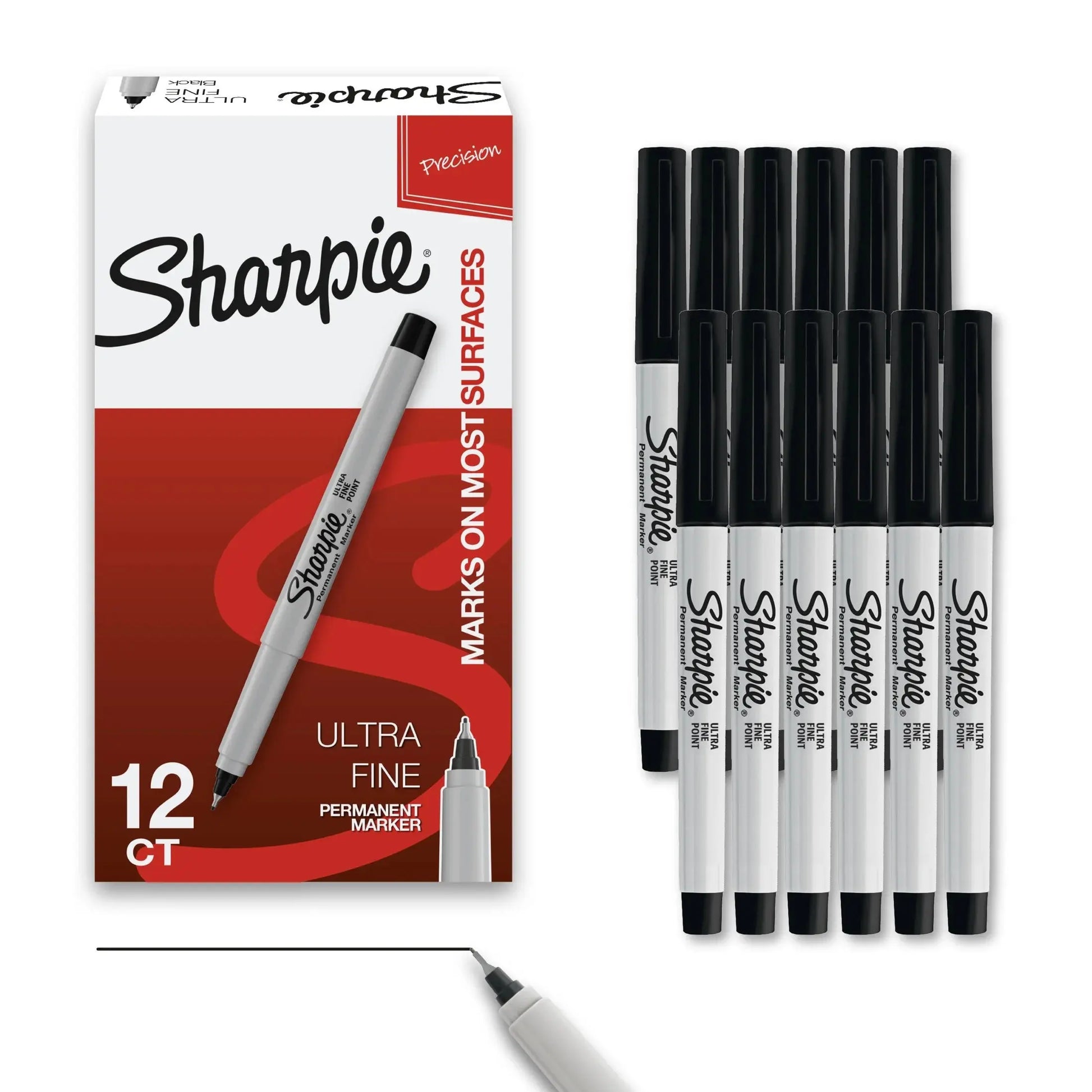 Sharpie Permanent Marker - Ultra Fine Tip - Each Sharpie